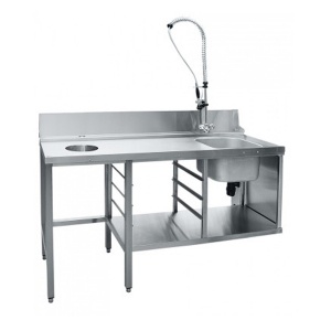 Стол предмоечный СПМП-6-7 для купольных посудомоечных машин